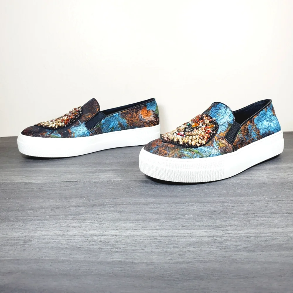 Steve Madden Fiasco Beaded Lion Sneaker size 7 - Picture 7 of 10